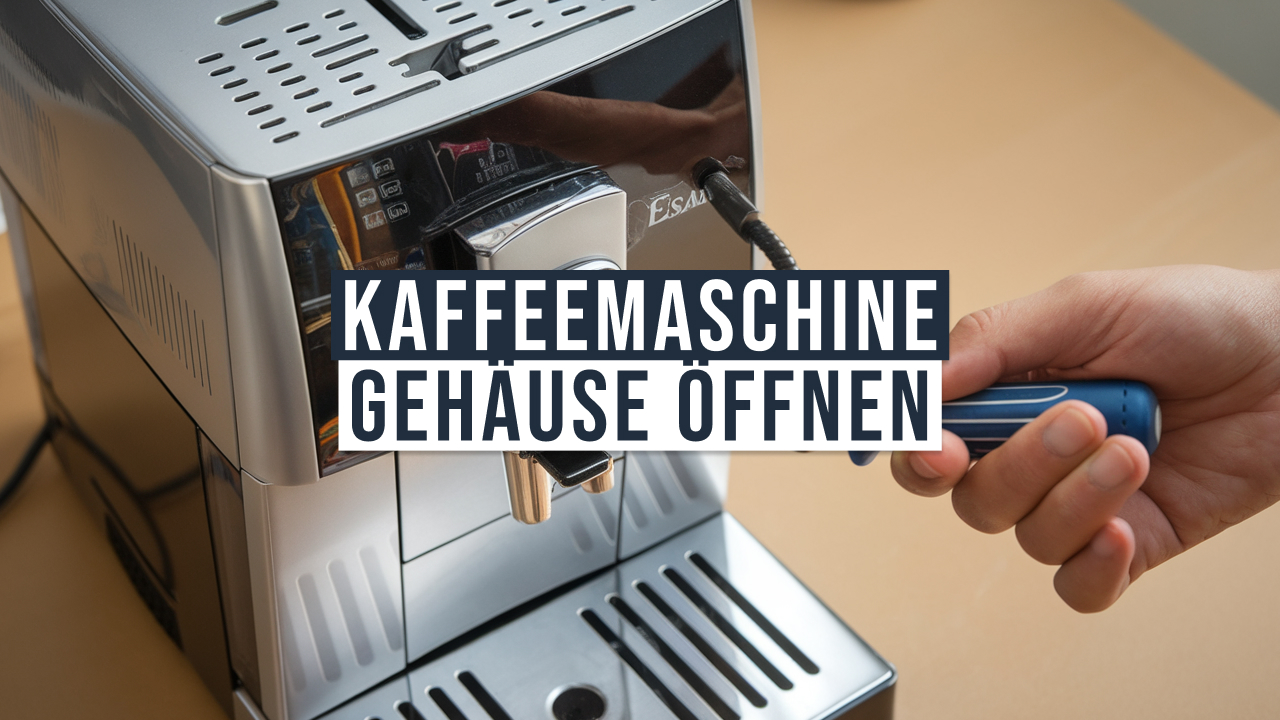 DeLonghi ECAM Gehäuse - öffnen - schließen